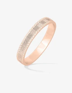 Alliance or rose 375 ‰ fantaisie - Mariage