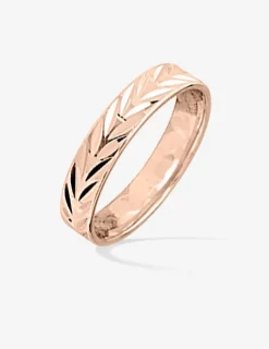 Alliance or rose 375 ‰ fantaisie - Mariage