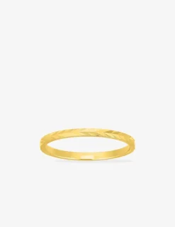 Alliance épi 1,5 mm or jaune 750‰ - Mariage