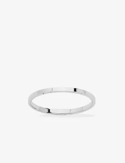 Alliance ruban 1,5 mm or blanc 750‰ - Mariage