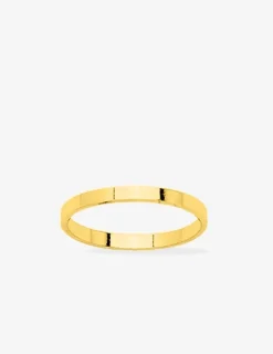 Alliance ruban 2 mm or jaune 750‰ - Mariage