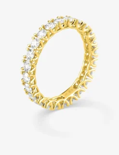 Alliance tour complet or 375 ‰ jaune et diamants synthétiques 1,46 ct SO OR