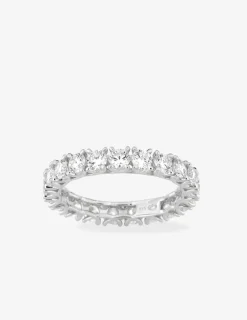 Alliance tour complet or 375 ‰ blanc et diamants synthétiques 2,10 ct SO OR