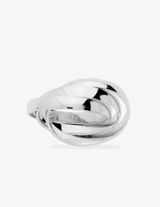 Alliance triple anneau 3 mm argent 925‰ rhodié SO OR