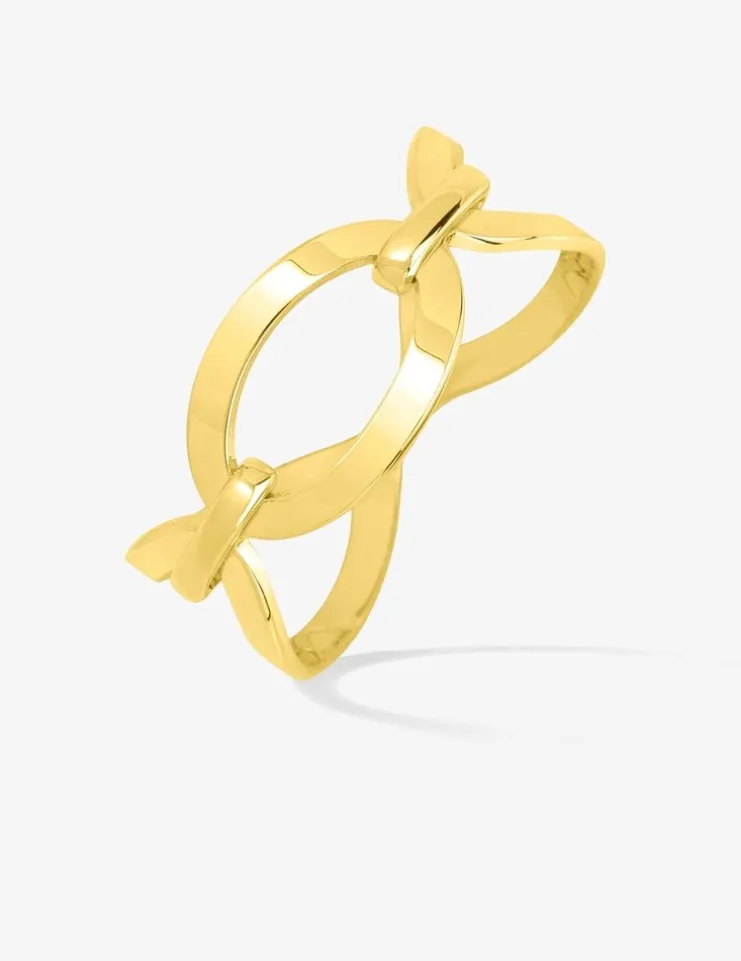 Bague ajourée or jaune 750 ‰ SO OR