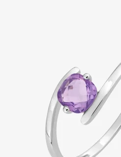 Bague améthyste en or 375‰ SO OR