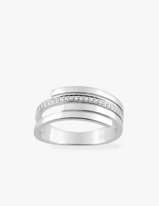 Bague Argent 925 ‰ et oxyde blanc SO OR