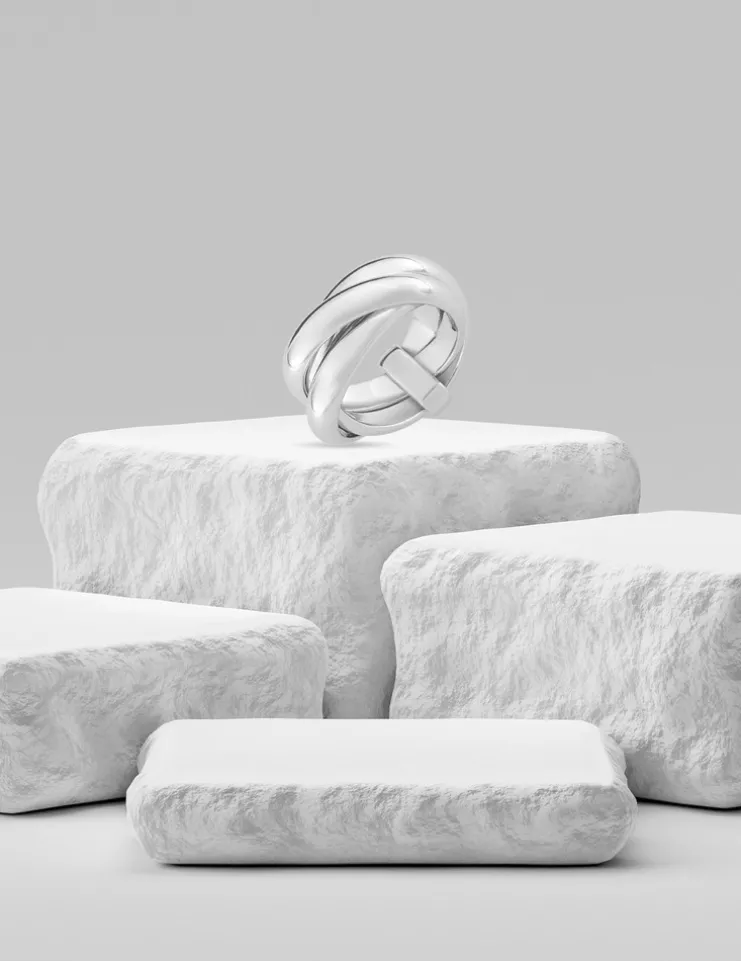 Bague argent 925 ‰, fantaisie SO OR