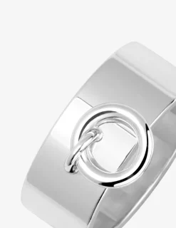 Bague argent 925 ‰ rhodié avec anneau SO OR