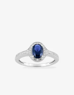 Bague argent 925 ‰ rhodié et oxydes de zirconium de couleurs SO OR