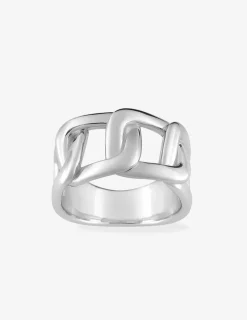 Bague argent 925 ‰, tout métal, maillon SO OR