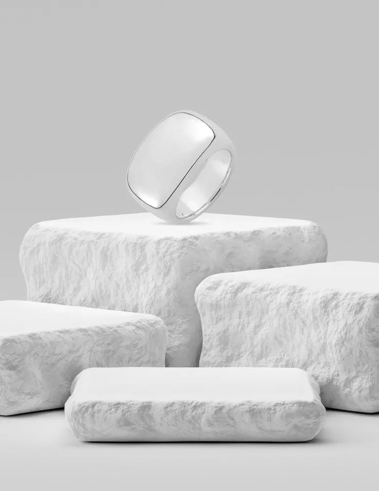 Bague argent 925 ‰, tout métal, classique SO OR