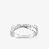 Bague argent 925‰ rhodié et oxyde de zirconium SO OR