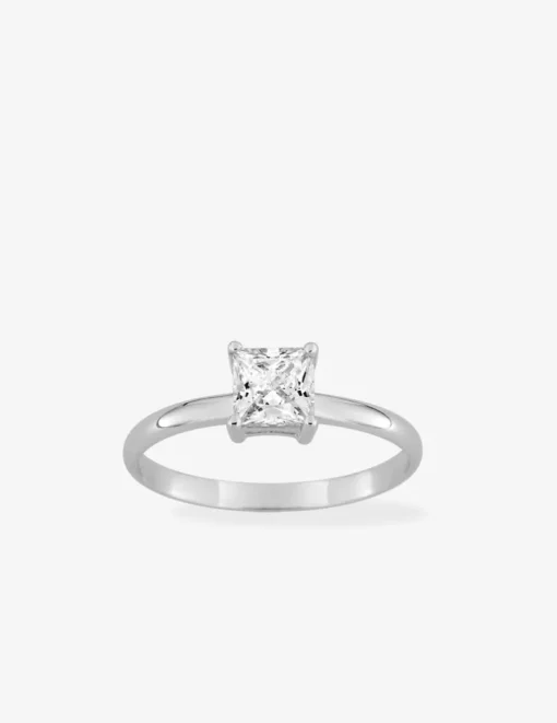 Bague argent rhodié 925 ‰ et oxyde de zirconium SO OR