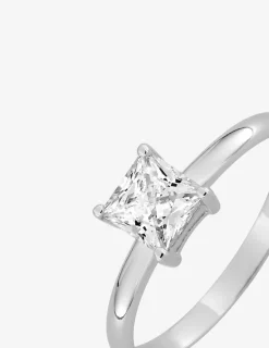 Bague argent rhodié 925 ‰ et oxyde de zirconium SO OR