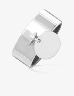 Bague argent rhodié 925 ‰ jeton SO OR