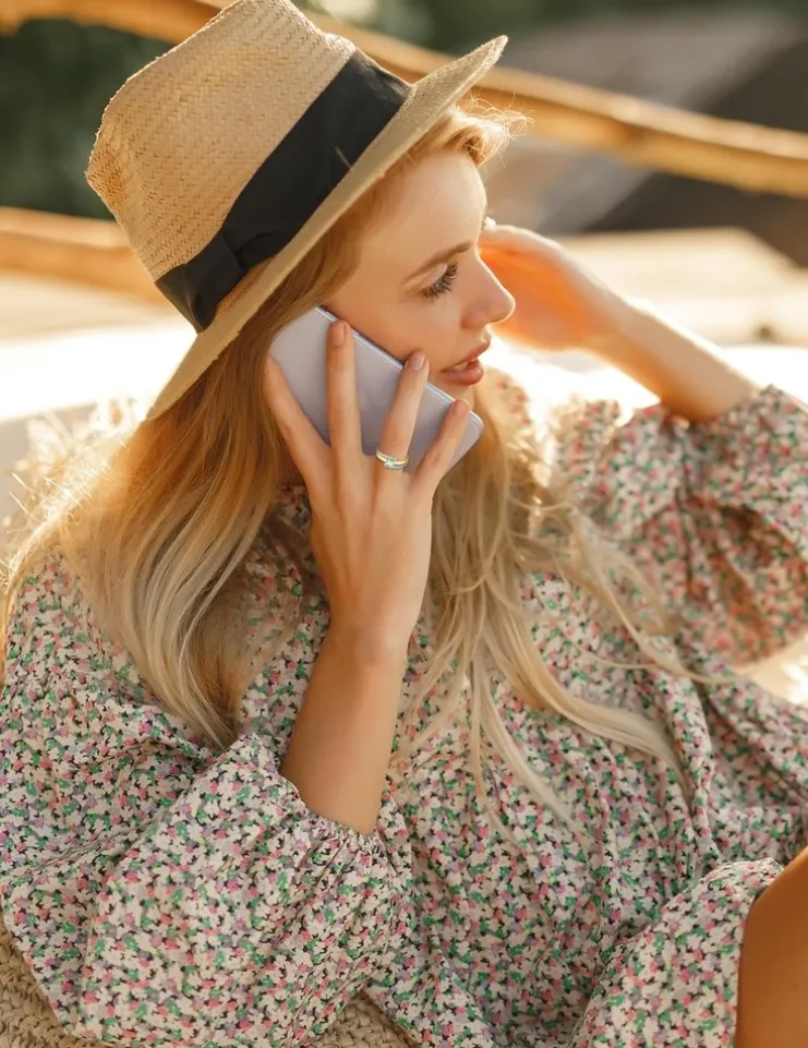 Bague bicolore 375‰, aigue-marine, oxyde de zirconium SO OR