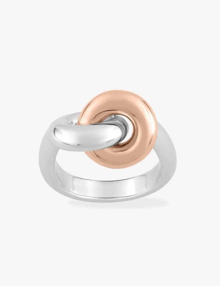 Bague bicolore argent 925 ‰, fantaisie SO OR