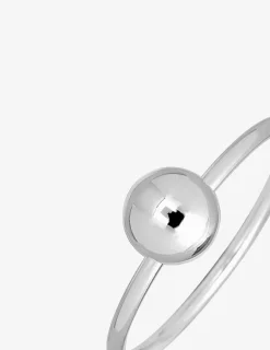 Bague boule argent 925‰ rhodié SO OR