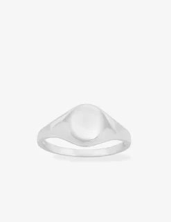 Bague chevalière en argent 925 ‰ rhodié SO OR