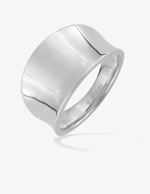 Bague en acier gris SO OR