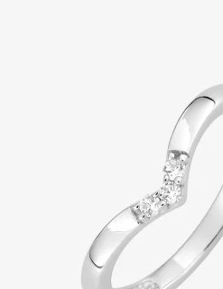Bague en argent 925 ‰ rhodié, motif triangulaire SO OR
