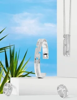 Bague en argent 925 ‰ rhodié, oxydes de zirconium SO OR