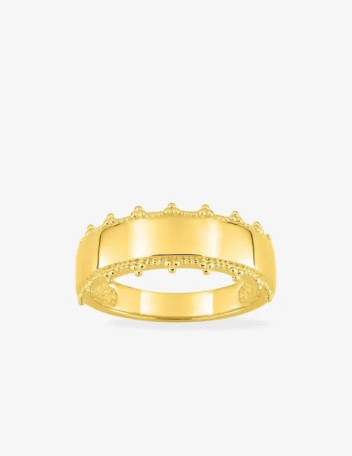 Bague en plaqué or fantaisie SO OR