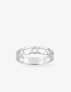 Bague entrelacs argent 925‰ rhodié SO OR
