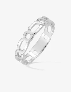 Bague entrelacs argent 925‰ rhodié SO OR