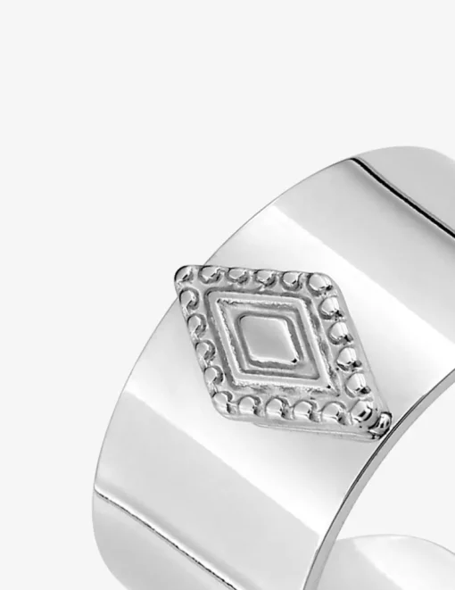 Bague fantaisie en acier taille ajustable SO OR