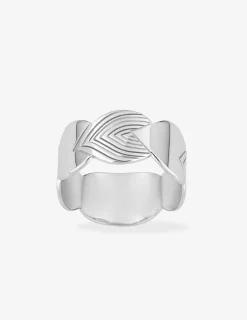 Bague fantaisie en argent rhodié 925 ‰ SO OR