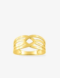 Bague fantaisie or jaune 375‰ SO OR