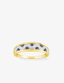 Bague fantaisie saphir en or 750‰ SO OR