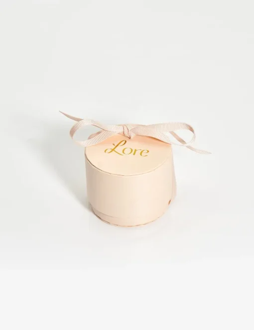 Bague fine Confidence Or rose 375‰ et laque ivoire SO OR