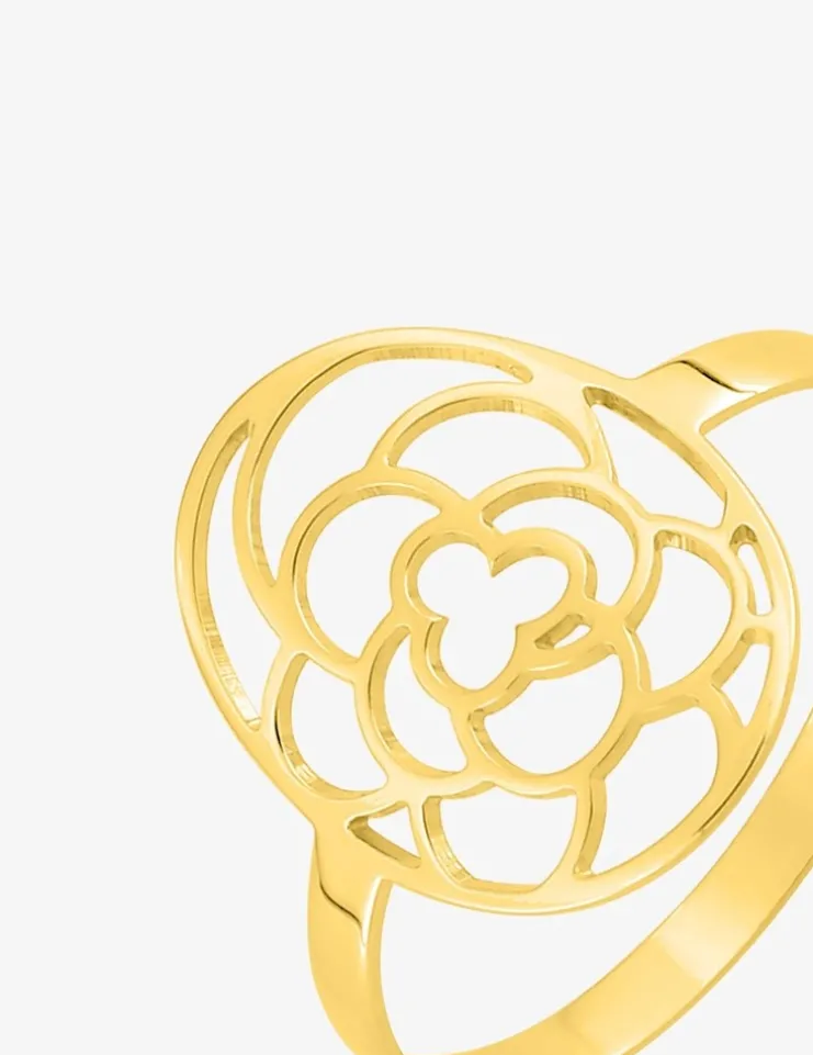 Bague fleur en or 375‰ SO OR