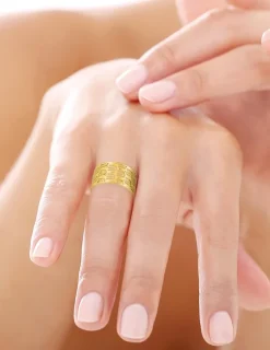 Bague Glamour en plaqué or SO OR