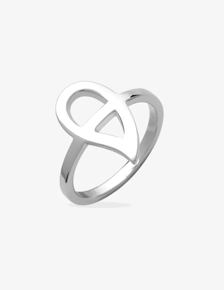 Bague Graphique en argent SO OR