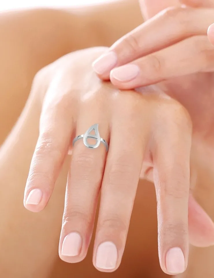 Bague Graphique en argent SO OR