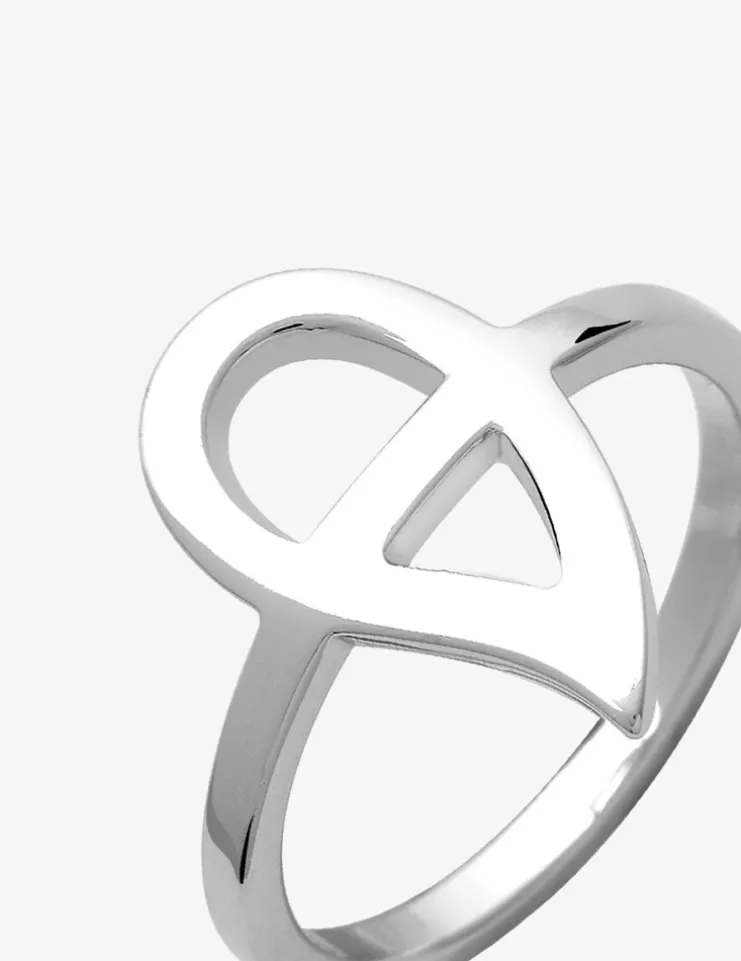 Bague Graphique en argent SO OR
