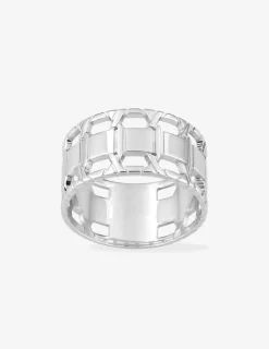 Bague Graphique en argent SO OR