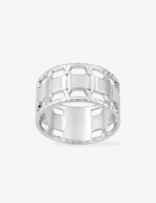 Bague Graphique en argent SO OR
