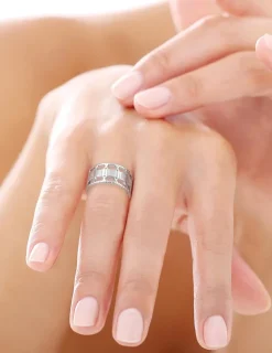 Bague Graphique en argent SO OR