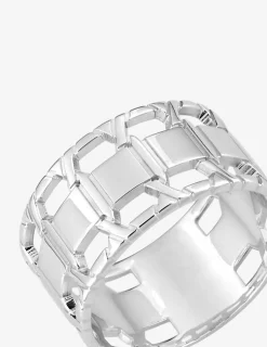 Bague Graphique en argent SO OR