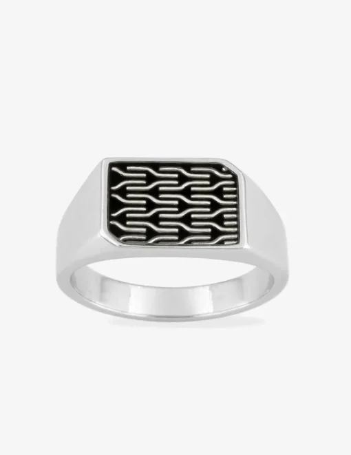 Bague homme en argent SO OR