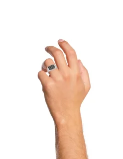 Bague homme en argent SO OR