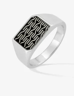Bague homme en argent SO OR