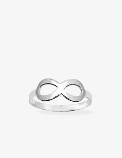 Bague infini ajouré argent rhodié 925 ‰ SO OR