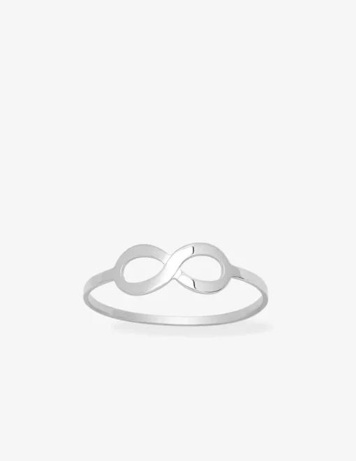 Bague infini argent rhodié 925 ‰ SO OR