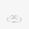 Bague infini en or blanc 375 ‰ SO OR